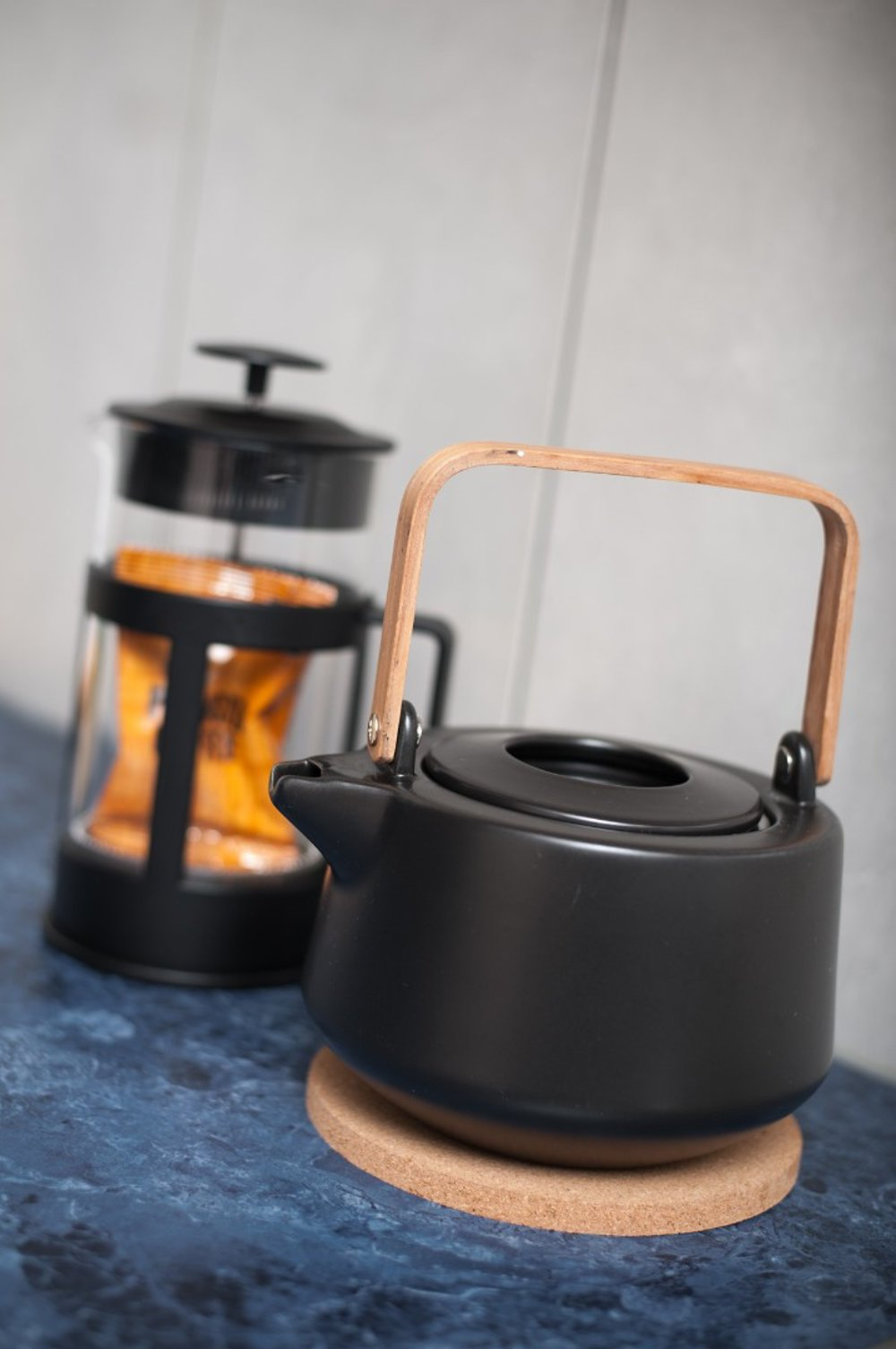 Coffee plunger and teapot